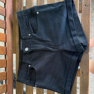 Aeropostale Black Denim Shorts